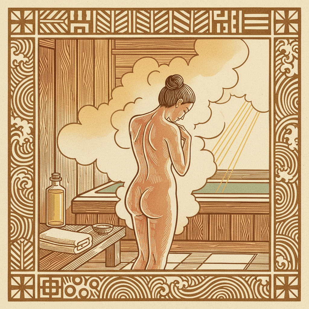 A morning ritual with Brazilian body oil